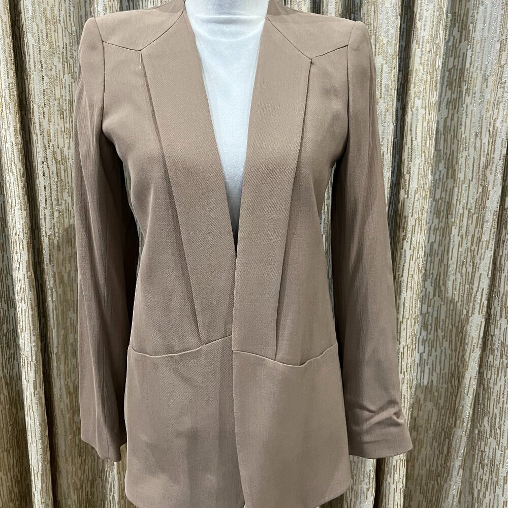 Excellent Condition Theory Lightweight Wool Blend Open Blazer